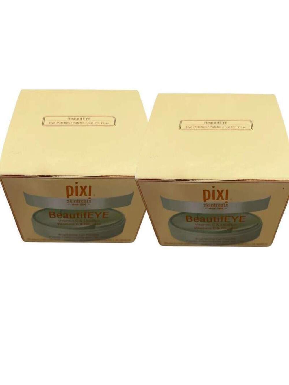Pixi BeautifEYE Eye Patches Vitamin C Licorice Hydrogel 30 Ct 2 Pack